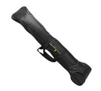 COSMEVIVI Black Canvas Erhu Carrying Case Bag with Padded Cotton Interior, Adjustable Shoulder Strap and Handheld Design for Zhonghu, Jinghu, and Qihu Chinese Musical Instruments Storage