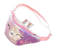 COSMEVIVI Boy Girl Fanny Pack Cat Crossbody Bag Portable Storage for Girls Lightweight Sling Fun Patterns for Toys Snacks and Essentials for Birthdays and Holidays Random Style