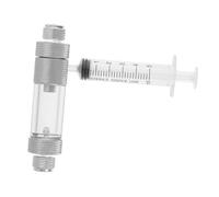 COSMEVIVI Bubble Counter with Check Valve Dual Head Carbon Dioxide Regulator for Aquatic Plants Easy to Install Injection System for Freshwater Aquariums