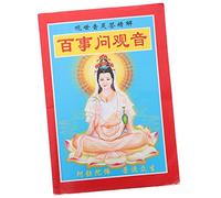 COSMEVIVI Buddhist Divination Book Fortune Telling Prop for Personal Family Games for Temple Gatherings Enhance Your Divination Experience with Fun