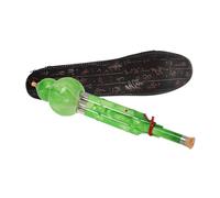 COSMEVIVI C Key Gourd Hulusi Flute Traditional Chinese Wind Instrument Beginner Friendly Resin Construction Portable Design Leather Storage Box