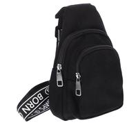 COSMEVIVI Canvas Chest Bag and Waist Pack for Women Fashionable Zipper Closure Design Cool Sling Bag for Travel and Shopping Trendy Glitter Waist Pack