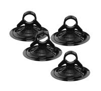 COSMEVIVI Car Windshield Suction Cup Heavy Duty 4Pcs 4.5Cm Black for Automotive Curtain Holder and Kitchen Use Sturdy Material for Long-Term Use