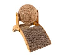 COSMEVIVI Cat Scratcher Globe Toy for Indoor Cats Double-sided Design for Grinding Prevents Furniture Damage Engaging Plaything Medium