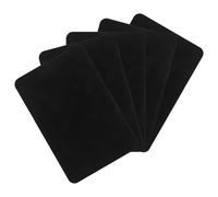 COSMEVIVI CD Disc Cleaner 5Pcs Fiber Cleaning Cloth Set with Gentle and Effective Dust Removal Comfortable to Touch Black Album Cleaning Cloth for Record Maintenance Routine
