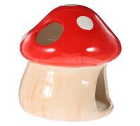 COSMEVIVI Ceramic Hamster Hideout Chinchilla House Guinea Pig Castle Decorative Nest Smooth Safe