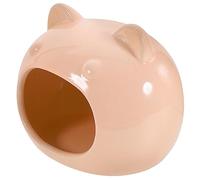 COSMEVIVI Ceramic Hamster Hideout Small Animal Hamster Boredom Breaker Multi-chamber Hideout Toy