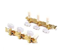 COSMEVIVI Classical Guitar Tuning Pegs Set A-44 Gold 3-head String Tuner Keys Acoustic Guitar Machine Heads Replacement