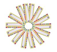COSMEVIVI Classroom Desk Name Tags Self Adhesive Nameplates for School Study Room Easy to Use Desk Labels for Students and Teachers Decorative Stickers for Back to School and Classroom