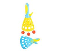COSMEVIVI Click Catch Balls for Outdoor Sports Abs Material Throwing and Catching Plaything for Paddles with Elastic Balls Educational Family Fun Game Random Color