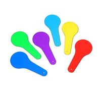 COSMEVIVI Color Filter Paddles Set for Boys and Girls 6 Color Light-transmitting Plates for Science Experiments Educational Teaching Aids for Stem Activities