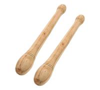 COSMEVIVI Crisp Sound War Drum Drum Sticks Cowhide Drumsticks Music Wood Sticks Maple Mallets
