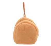 COSMEVIVI Cute Plush Pouch Keychain Small Coin Purse Earphone Case Keychain Pouch Plush Coin Wallet Mini Purse Keyring Travel Electronic Organizer