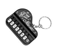COSMEVIVI Decorative Electronic Keyboard Keychain Adorable Piano Keyboard Pendant Compact Music Instrument Keyring for Backpacks Lightweight Wear-Resistant Key Unique for Music
