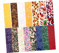 COSMEVIVI DIY Guitar Pick Punch Sheets 15Pcs Celluloid Sheets Three Thickness Mixed Random Style and Color for Acoustic and Electric Guitar Custom Picks