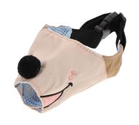COSMEVIVI Dog Mouth Cover Muzzle Adjustable Canvas Muzzle for Dogs Prevent Biting and Barking Breathable Design for Breeds Lightweight and Easy to Clean
