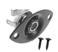 COSMEVIVI Electric Guitar Output Jack Plates 3pcs Set Oval Cat Eye Socket Plate for St Tl Style Models Black Plated Guitar Fittings for Replacement and Repair Random Style