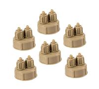 COSMEVIVI Essential 6pcs Co2 Diffuser Bottle Caps Air Bottle Caps for Aquarium Co2 Generator