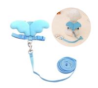 COSMEVIVI Extra Small Dog Harness Vest Angel Design Pet Supplies for Yorkshire Terrier Ferret Harness Vest Traction Rope Set Comfortable Chest Strap Puppy Supplies Xs