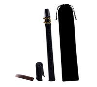 COSMEVIVI Flat Alto Saxophone Pocket Saxaphone Mini Saxophone Portable Handmade Woodwind Instrument Musical Accessories Long Type