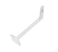 COSMEVIVI Foldable Desktop Stand Condenser Microphone White Portable Interview Mic for Dslr Recording and Streaming