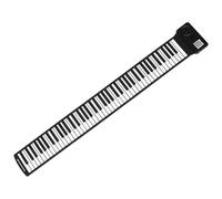 COSMEVIVI Foldable Keys Portable Electronic Piano Roll-up Silicone Keyboard with Speaker for and Music Practice Battery-powered Convenience for Musicians The Go