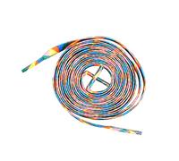 COSMEVIVI Gradient Colorful Elastic Shoelaces for Sneakers, 160cm Rainbow Flat Shoe Laces Stretching Elasticity, Universal Shoe Accessories for Casual and Sports Footwear