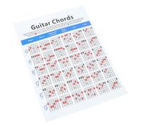 COSMEVIVI Guitar Chord Practice Chart for Beginners Reference Guide for Boy Girl Learning Ukulele and Guitar Printing and Bright Colors for Easy of Chords and Music Theory