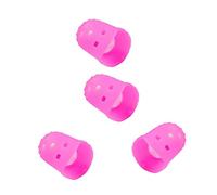 COSMEVIVI Guitar Fingertip Covers 4 Pcs Silicone Finger Guards Gel Fingertip Protectors for Ukulele Electric Guitar Mandolin Banjo Comfortable Reusable