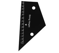 COSMEVIVI Guitar String Height Gauge Professional Luthier Tools Kit String Action Ruler Easy to Use