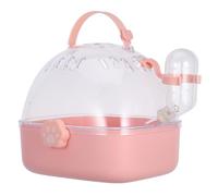COSMEVIVI Hamster Carrier Case Compact Portable Travel Hamster Cage Locking Mechanism for Gerbils Rabbits Easy to Clean