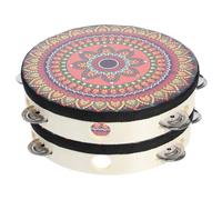 COSMEVIVI Hand Held Tambourine for Performing Compact Lightweight Perfect for Teens Adults Music Instrument