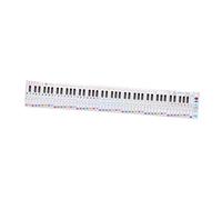 COSMEVIVI Hand Rolled 88 Key Piano Practice Chart Portable Piano Simulation Guide for Beginners Keyboard Practice Chart for Effective Learning