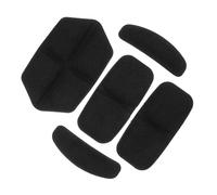 COSMEVIVI Helmet Padding Kit 5pcs Motorcycle Helmet Padding Inserts Soft Sponge Liner Replacement Parts for Cycling Safety and Comfort