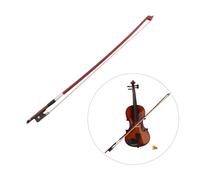 COSMEVIVI Horsehair Violin Bow 1/4 Size Wood Bow for Beginner Violin Practice Classic Brown Finish Suitable for Student Violinists