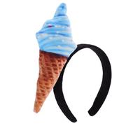 COSMEVIVI Ice Cream Headband for Women Blue Cloth Washing Face Headband with Versatile Use to Create Cute Hairstyles, for Doing Makeup Or Styling Your Hair