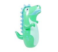 COSMEVIVI Inflatable Dinosaur Tumbler Toy for Kids Large Blow Up Punching Bag Green PVC Indoor Outdoor Play Bright Colours Birthday