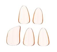 COSMEVIVI Large Orange Guzheng Finger Picks 5pcs Practical Guzheng Nails for String Instrument Playing Sturdy Fake Nail Covers