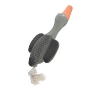 COSMEVIVI Latex Squeaky Dog Toys Tug of War Toy for Small Medium Puppies Interactive Duck Rope Soft Puppy Chew Dog Teething