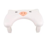 COSMEVIVI Lightweight Abs Toilet Step Stool for Adults with Non-Slip Feet, Easy to Clean Bathroom Footstool Suitable for Home and Public Places, for Pregnant Women