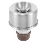 COSMEVIVI Lightweight Metal Trumpet Practice Mute Straight Type for Beginner Musicians Quiet Sessions at Home Brass Accessory