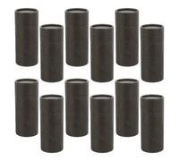 COSMEVIVI Lipstick Packaging Cardboard Cylinder Boxes 12Pcs Kraft Paperboard Tubes 50Ml with Lids for Cosmetics and Craft Projects