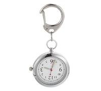 COSMEVIVI Luminous Pocket Watch Clip for Nurses Quartz Movement Glow-in-The-Dark Nurse Hanging Fob Watch Sturdy Clip-on Suitable for Medical Staff