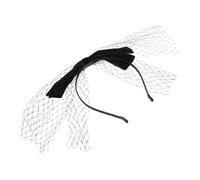 COSMEVIVI Luxurious Black Velvet Bow Headband Women Headband for Woman Knotted Bow Hair Band Fashionable French Design Special Occasions Accessory