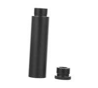 COSMEVIVI Mic Stand Extension Tube Aluminum Rod 3/8 to 5/8 Thread Adapter Black Microphone Accessory Extension Pole for Desktop Arm Stands