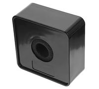 COSMEVIVI Microphone Pop Filter Logo Station Portable Square Abs Acrylic Flag for Interview Microphone