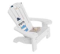 COSMEVIVI Miniature Beach Chair Model Doll Prop Coastal Decor for Dollhouse Fine Workmanship Compact for Micro Landscape Decoration