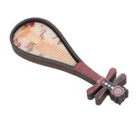 COSMEVIVI Miniature Chinese Lute Model Traditional Pipa Decoration for Dollhouses Ethnic Instrument Collectible for Music for Photography and Cultural Display