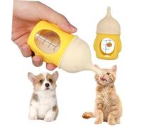 COSMEVIVI Newborn Cat Dog Feeder Bottle 80ml Pet Nursing Bottle Scale Soft Tip and Easy Cleaning for Pet Parents