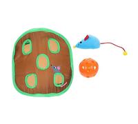 COSMEVIVI Nine Mouse Toy for Cats An Interesting Cat Tunnel Toy Nine-holes Tunnel Design for Mouse Catching Playtime and Interactive Plaything